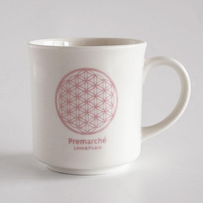 森修焼（しんしゅうやき） プレマルシェ フラワーオブライフ マグカップ ロゴカラー：ピンク |  | 01