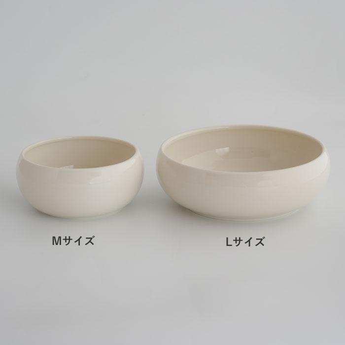 森修焼（しんしゅうやき） らくらくボウル アイボリー/L |  | 03