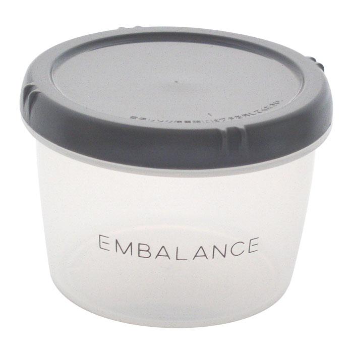 エンバランス ラウンドコンテナ グレー 6点 EMBALANCE（エンバランス） ROUND CONTAINER（ラウンドコンテナ） L