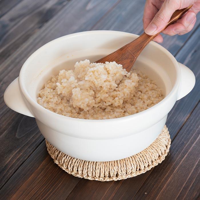森修焼（しんしゅうやき） 味鍋（土鍋）2合炊き 白 : プレマシャンティ