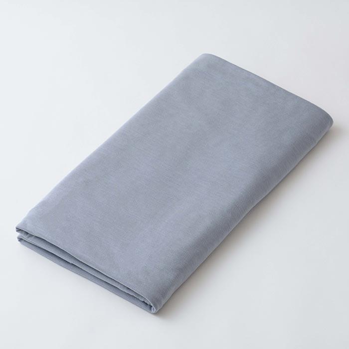 竹布-TAKEFU- フラットシーツ シルバーグレー : プレマシャンティ