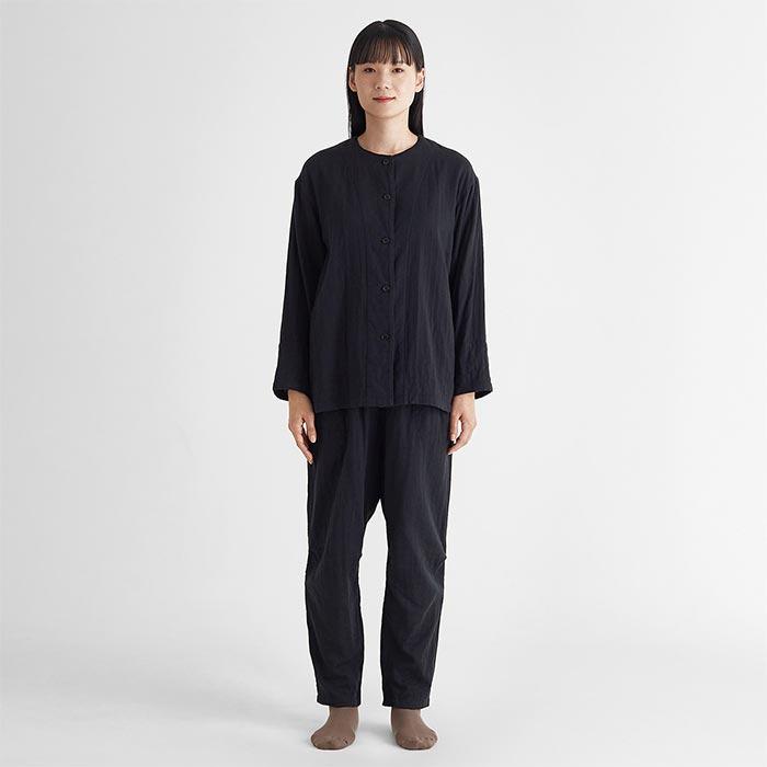 【新品】リフランス 和晒あたたか3重ガーゼパジャマ L リカバリーウェア 和晒あたたか3重ガーゼパジャマ レディース プラウシオン加工