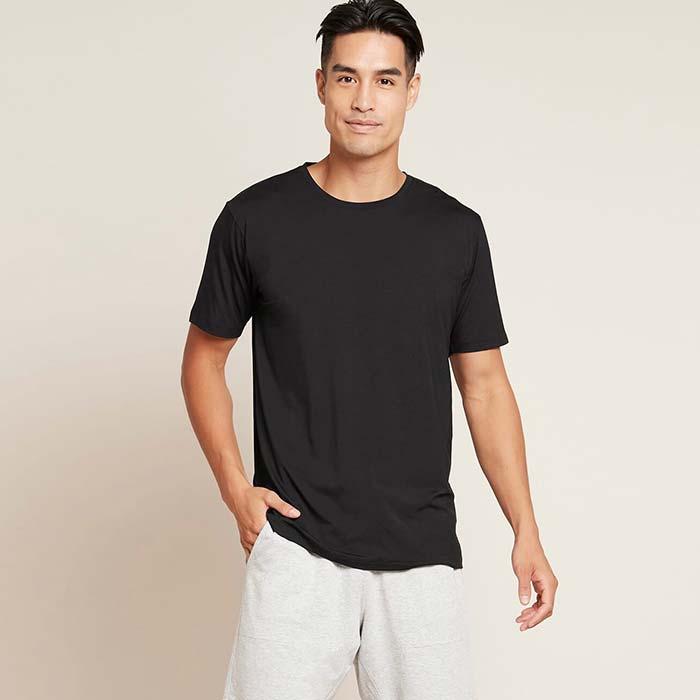 BOODY（ブーディ） メンズクルーネックTシャツ メンズ　ブラック　L | 