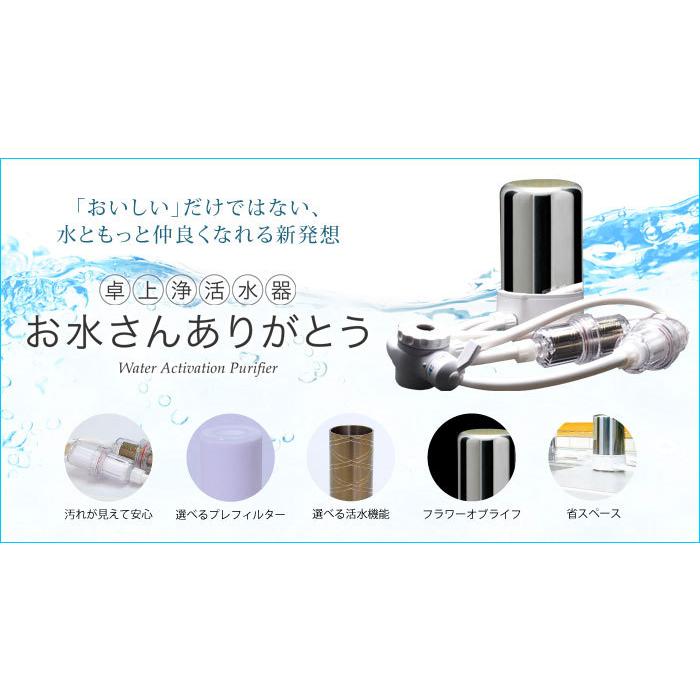 お水さんありがとう　卓上浄活水器　森修焼活水デバイスセット お水さんありがとう卓上浄活水器 森修焼（しんしゅうやき）活水