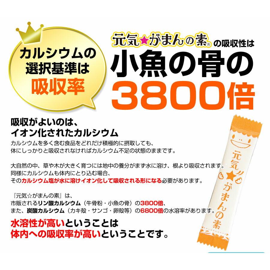 元気☆がまんの素 個包装タイプ 120g（2g×60包） ×3箱 |  | 08