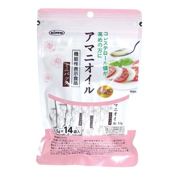 日本製粉 アマニ油ミニパック 77g(5.5g×14袋)｜prema