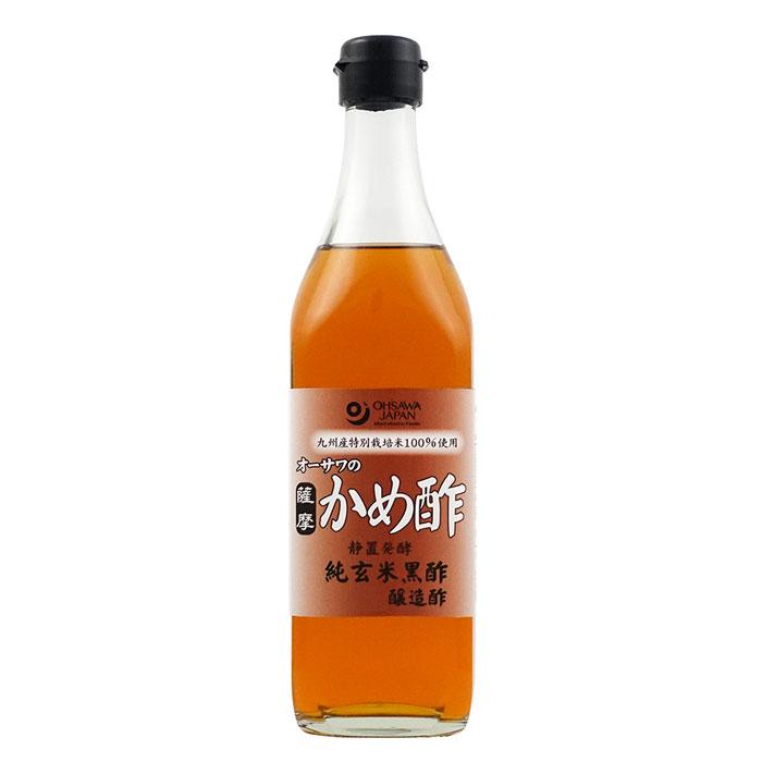 オーサワの薩摩かめ酢（純玄米黒酢） 500ml | 