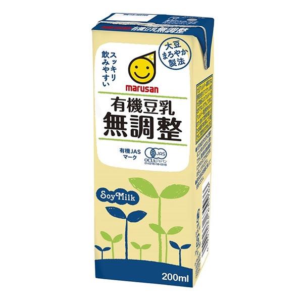 マルサンアイ   有機豆乳無調整 200ml | 