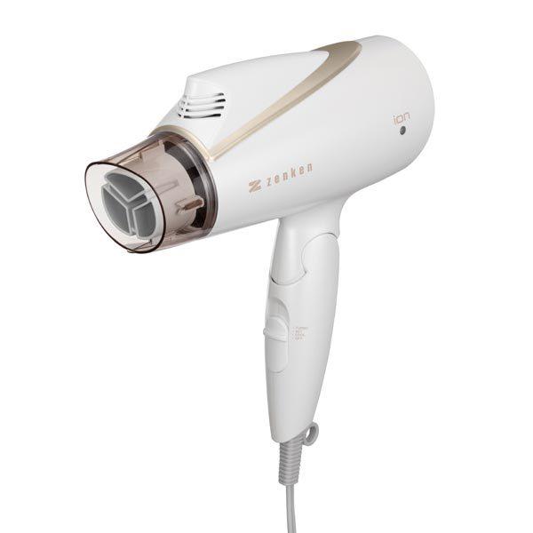 海外最新 ゼンケン 電磁波低減ヘアードライヤー パールホワイト Zd 1000w 保証書付 Esiba Tg