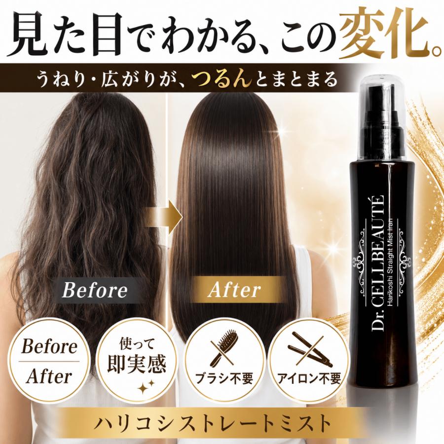 公式】くせ毛ケア ストレートミスト まとまり髪へ 塗るヘアアイロン