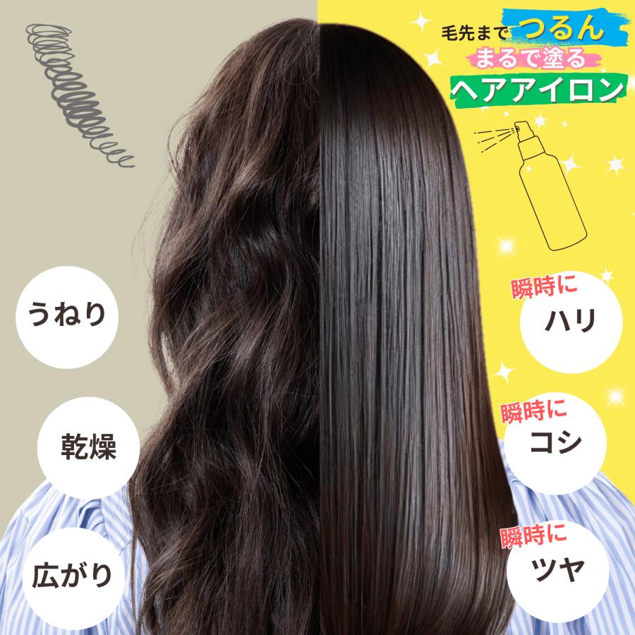 公式】くせ毛ケア ストレートミスト まとまり髪へ 塗るヘアアイロン