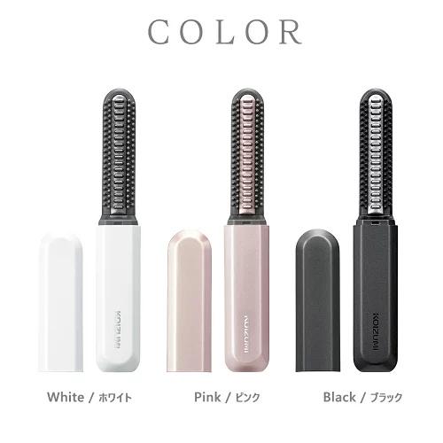 コイズミ ヘアアイロン コードレス 前髪専用 ヒートコーム ブラシ型