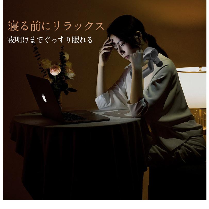 【新品】 マッサージガン 2000mAh 大容量バッテリー搭載 筋膜リリースガン 6段階振動強度 4種類のアタッチメント付属 太もも 筋肉リラックス 全身リフレッシュ道具 【J2232579593】(12980円)