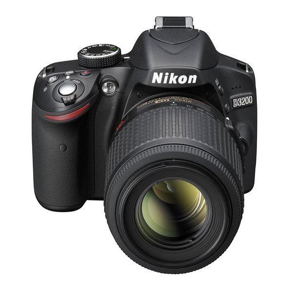 【中古】Nikon D3200 200mm ダブルズームキット　ブラック Nikon D3200 200mmダブルズームキット ブラック