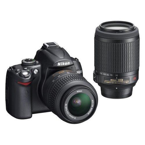 中古 １年保証 美品 Nikon D5000 18-55mm VR 55-200mm VR ダブルズーム
