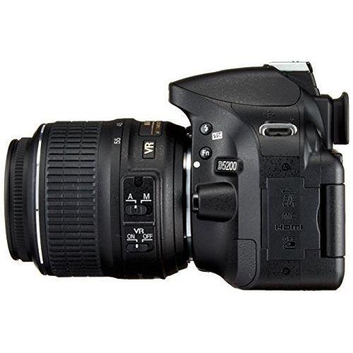 中古 １年保証 美品 Nikon D5200 18-55mm 55-300mm VR ブラック ダブルズームキット｜premierecamera｜05