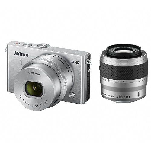 中古 １年保証 美品 Nikon J4 ダブルズームキット シルバー｜premierecamera