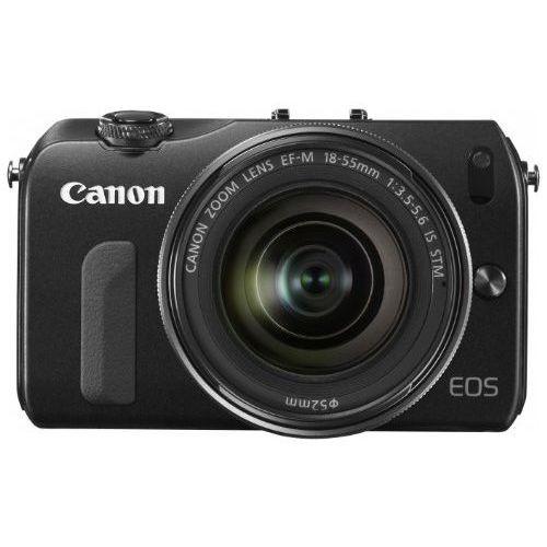 中古 １年保証 美品 Canon EOS M ブラック 入荷中 IS 18-55mm レンズキット STM SALE 80%OFF