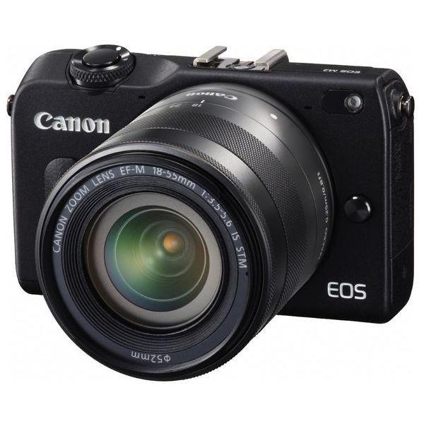 中古 １年保証 美品 Canon EOS M2 18-55mm IS STM / 22mm STM ブラック 