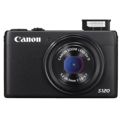 中古 1年保証 美品 Canon PowerShot S120 ブラック : pre702925 