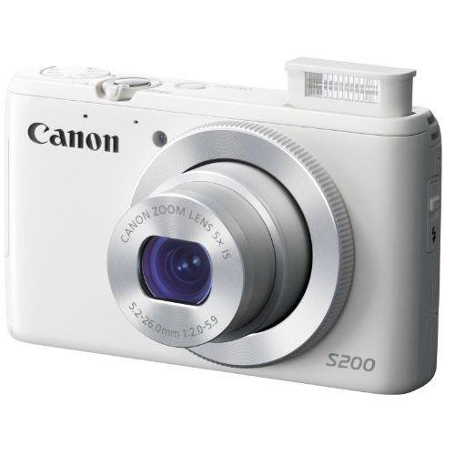 キヤノン 中古 1年保証 美品 Canon PowerShot S200 ホワイト 