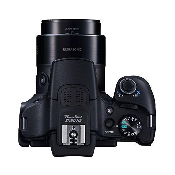 Canon PowerShot SX60 HS (中古美品) Canon PowerShot SX60 HS Black Digital Camera 16.8MP 65x zoom