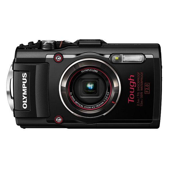 中古 １年保証 美品 OLYMPUS STYLUS TG-4 Tough ブラック｜premierecamera