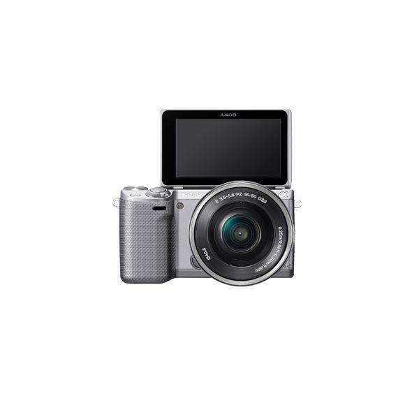 中古 １年保証 美品 SONY NEX-5R E PZ 16-50mm + E 55-210mm シルバー｜premierecamera｜03