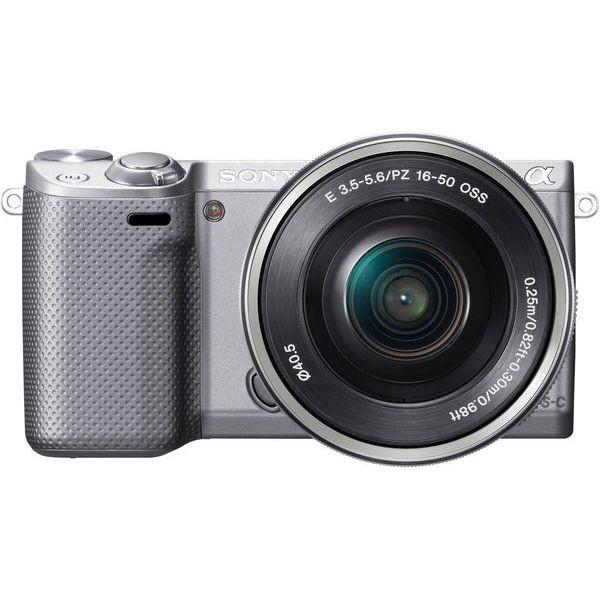 中古 １年保証 美品 SONY NEX-5R PZ 16-50mm OSS シルバー｜premierecamera