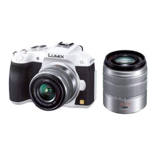 中古 １年保証 美品 Panasonic LUMIX DMC-G6 ダブルレンズキット ホワイト｜premierecamera