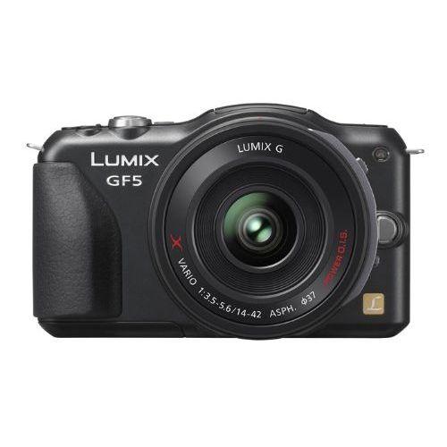 中古 １年保証 美品 Panasonic LUMIX DMC-GF5 電動ズームレンズ ブラック｜premierecamera