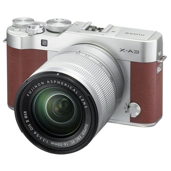 中古 1年保証 美品 FUJIFILM X-A3 レンズキット ブラウン : pre780531 
