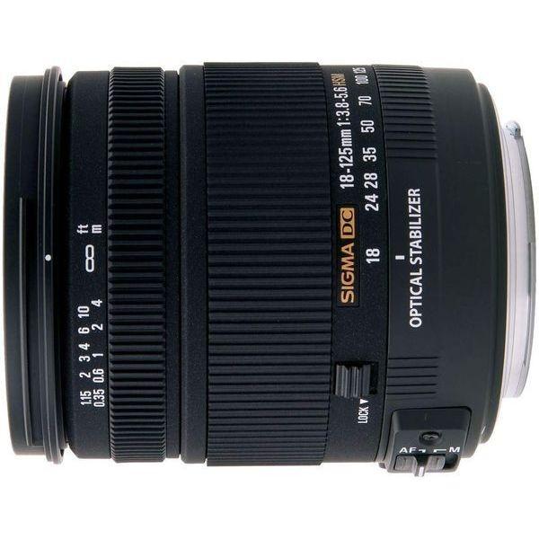 中古 １年保証 美品 SIGMA 18-125mm F3.8-5.6 DC OS HSM ニコン｜premierecamera