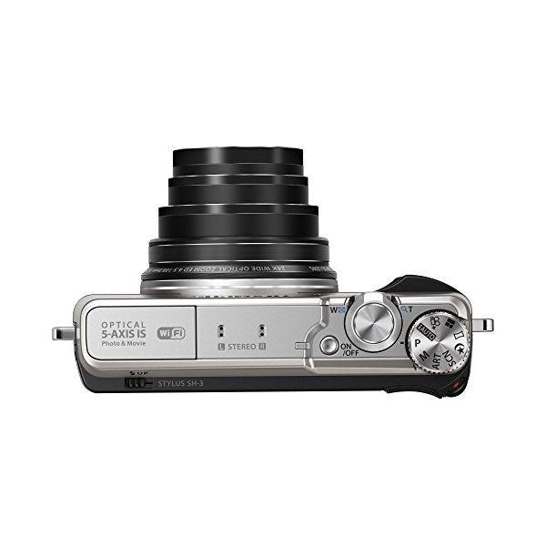オリンパス 中古 1年保証 美品 OLYMPUS STYLUS SH-3 シルバー 