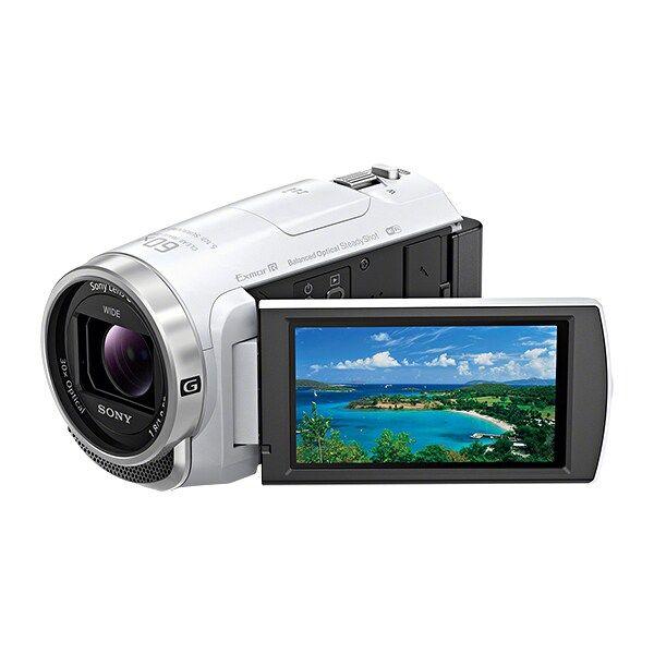 【美品】SONY Handycam HDR-CX675 ホワイト　動作確認済 SONY（ソニー） 中古 1年保証 美品 SONY HDR-CX675 ホワイト : Premier