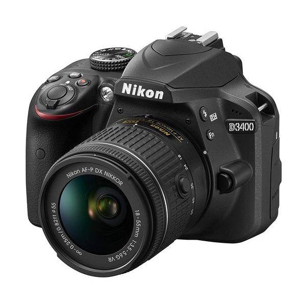【中古】Nikon ニコン D3400 18-55 VR レンズキット ブラック ニコン（Nikon） 中古 1年保証 美品 Nikon D3400 18-55mm VR レンズ