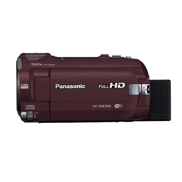 中古 1年保証 美品 Panasonic ビデオカメラ HC-W870M-T ブラウン 