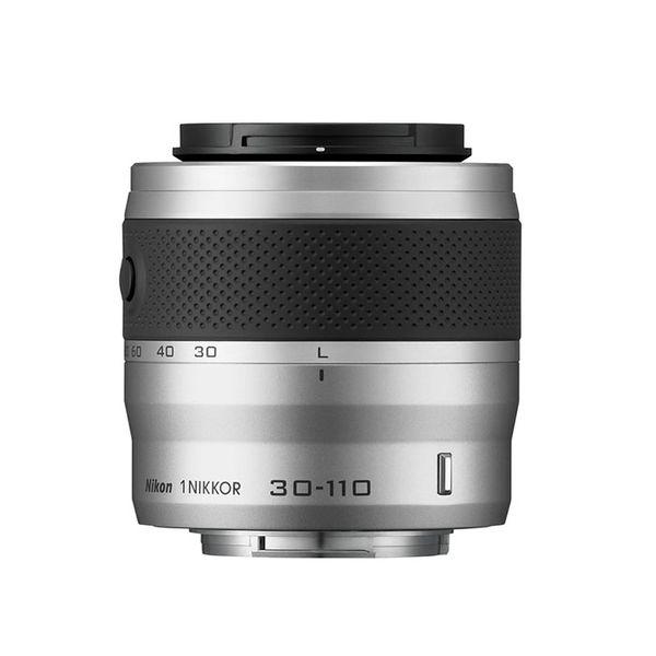 【美品・返品保証】Nikon1 Nikkor 30-110mm VR シルバー ニコン（Nikon） 中古 1年保証 美品 Nikon 1 NIKKOR VR 30-110mm F3.8