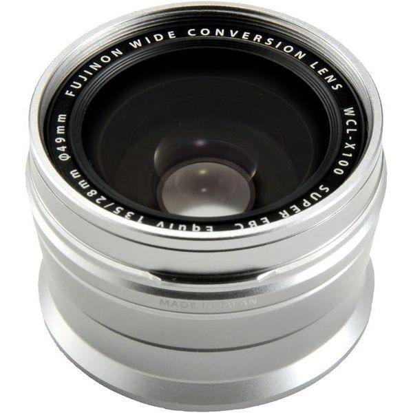 FUJIFILM 中古 1年保証 美品 WCL-X100 シルバー ワイド