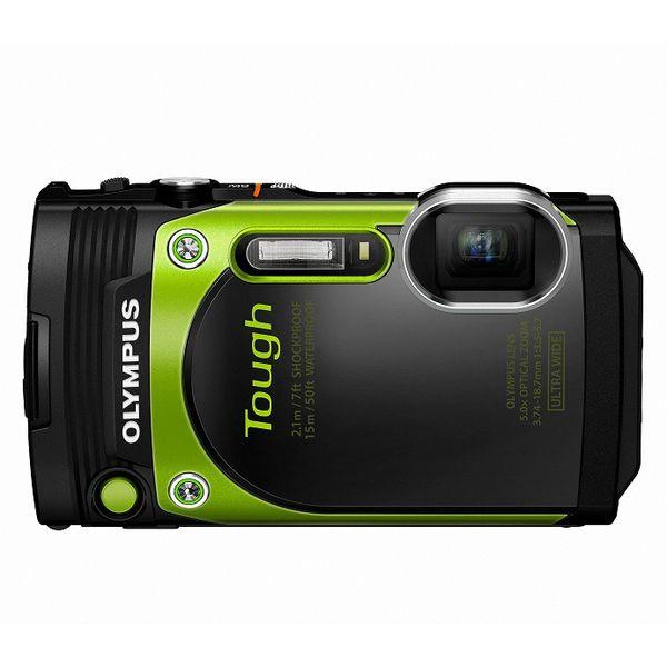 中古 1年保証 美品 OLYMPUS STYLUS TG-870 グリーン : pre785139 