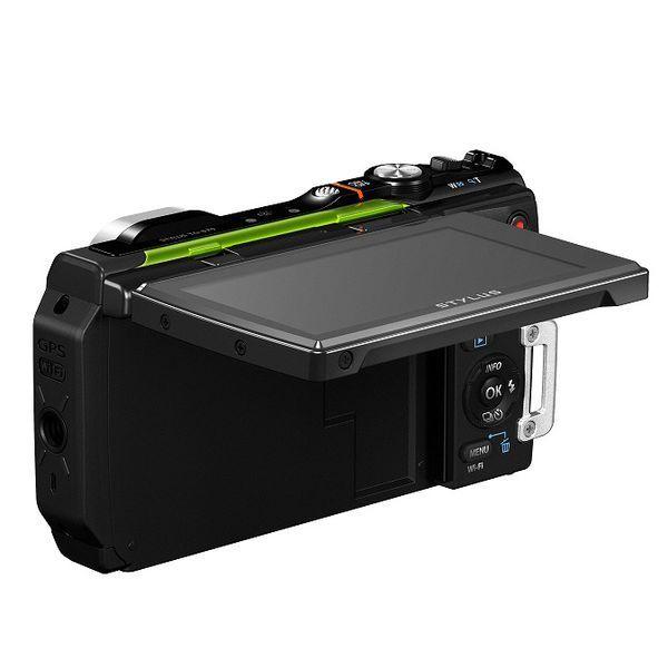 中古 1年保証 美品 OLYMPUS STYLUS TG-870 グリーン : pre785139 