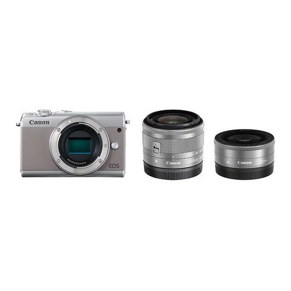 キヤノン（Canon） 中古 1年保証 美品 Canon EOS M100 ダブルレンズ