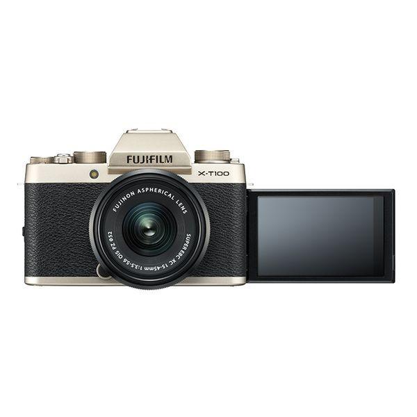 FUJIFILM 中古 1年保証 美品 X-T100 レンズキット XC 15-45mm OIS PZ 