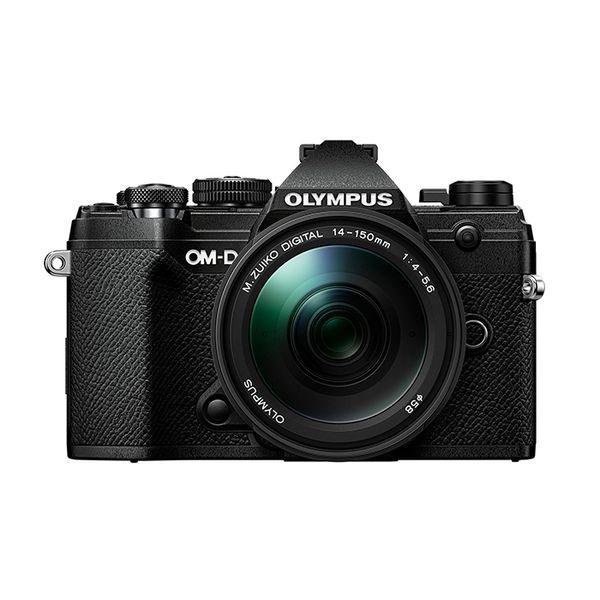 中古 １年保証 美品 OLYMPUS OM-D E-M5 Mark III レンズキット 14-150mm II ブラック｜premierecamera