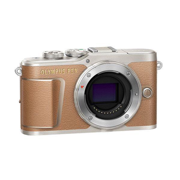 中古 1年保証 美品 OLYMPUS PEN E-PL9 ボディ ブラウン
