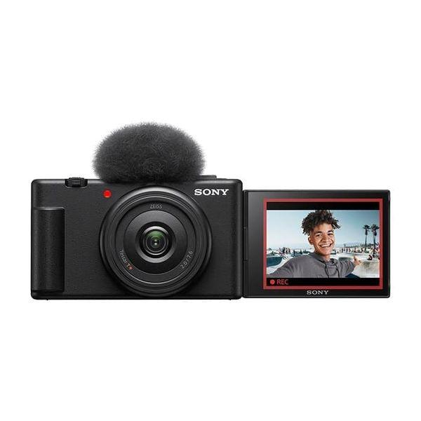 中古 1年保証 美品 SONY VLOGCAM ZV-1F ブラック : pre792478 