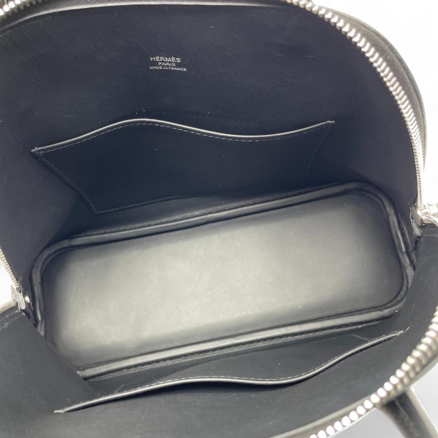 エルメス ボリード1923 25 ノワール エプソン シルバー金具 K刻印 