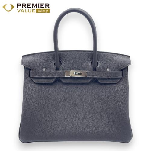 エルメス バーキン 30 べブラン トゴ シルバー金具 K刻印 : PREMIER
