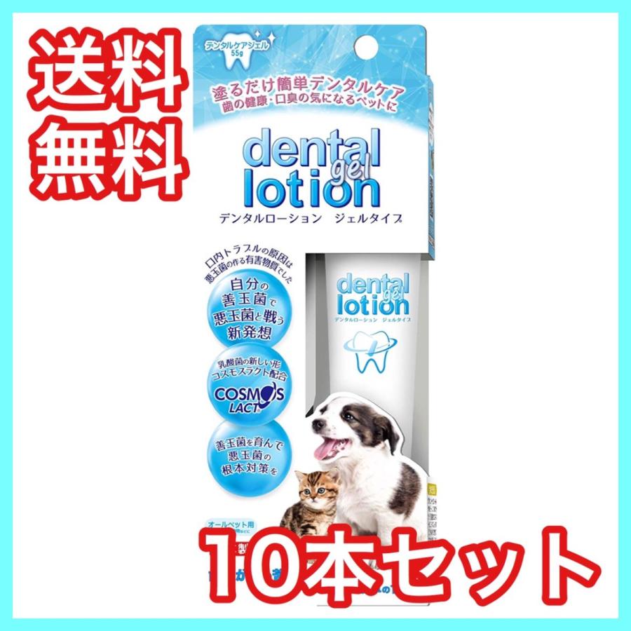 10本セット 】 プラッツ デンタルローション ジェルタイプ 55g