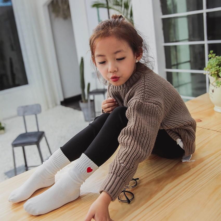 靴下 キッズ ソックス 女の子 男の子 11-20cm ハート ハートマーク